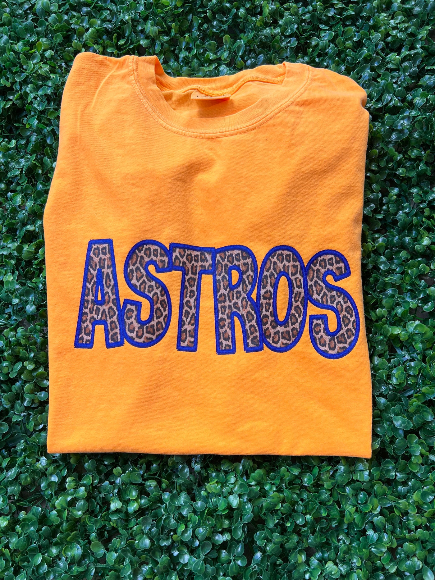 Astros Leopard Outlined Tee