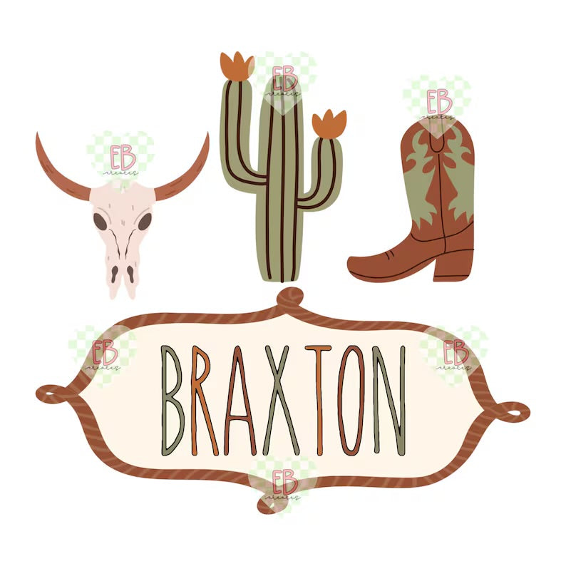 Personalized Western Tee