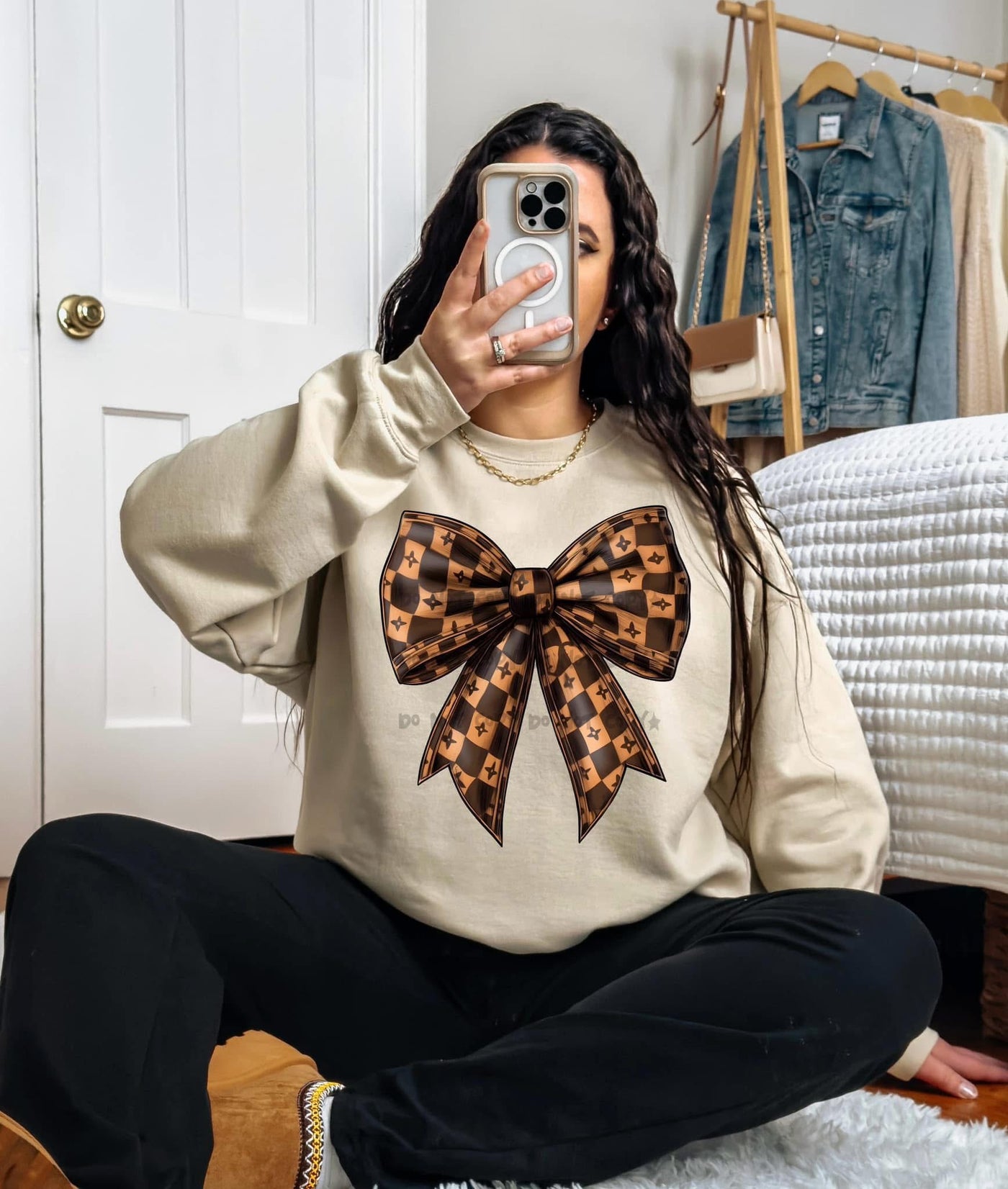 Designer Bow Sweater