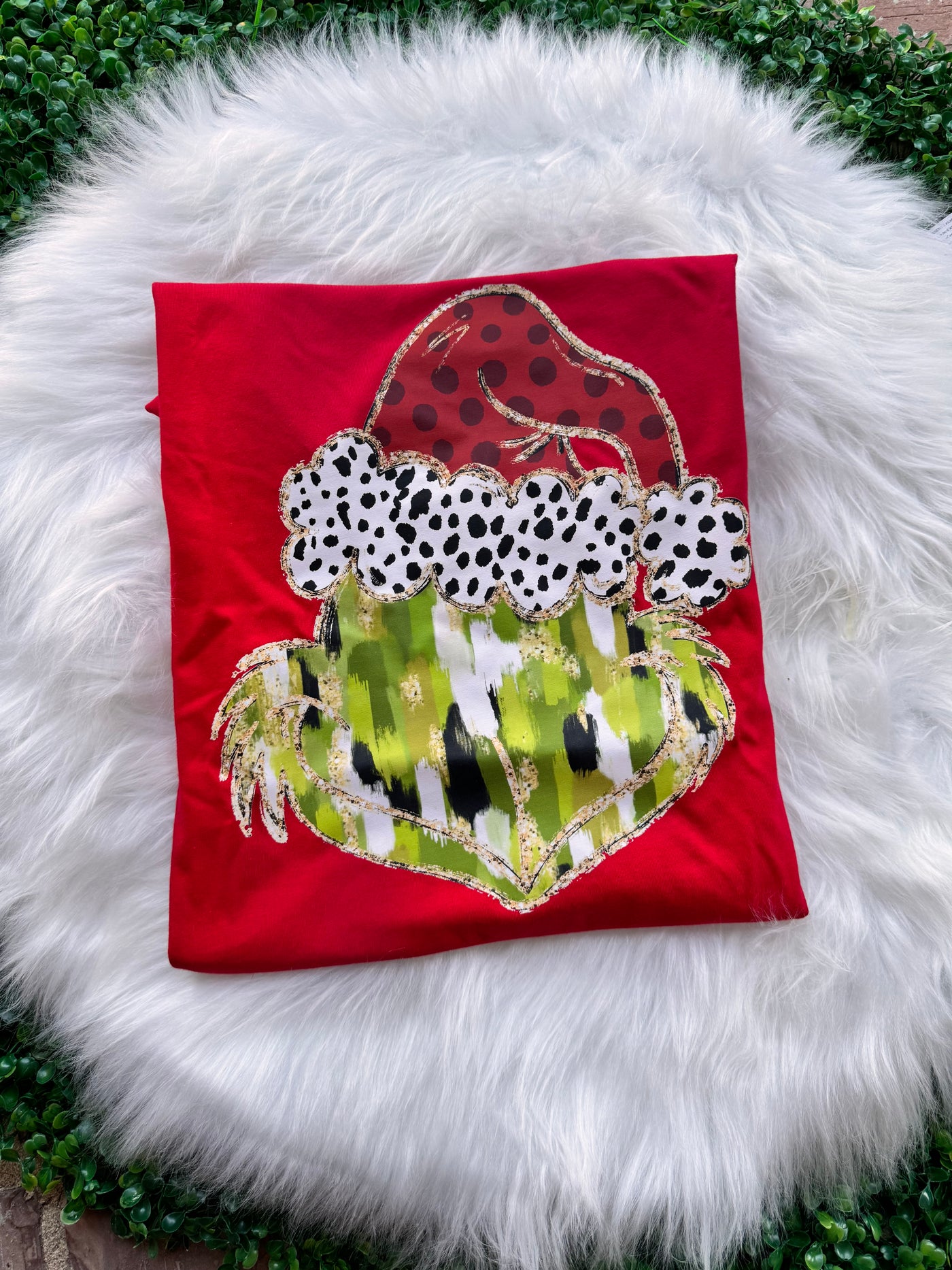 Grinch Faux Glitter