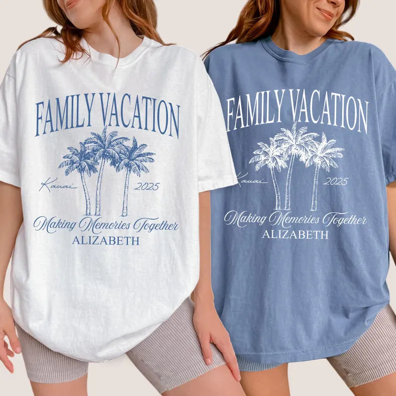 Family Vacation Beach Tee