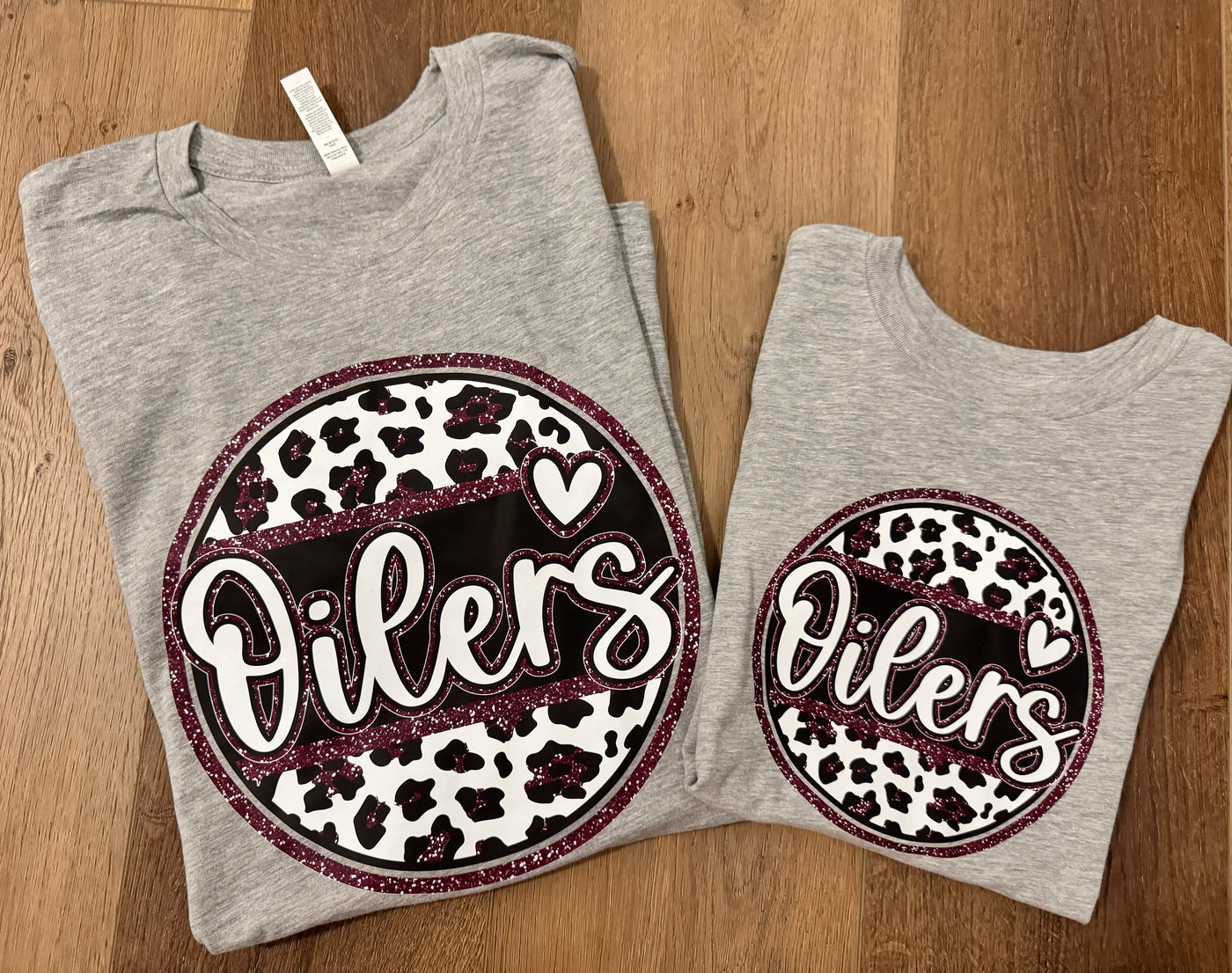 Cheetah Print Oilers Tee