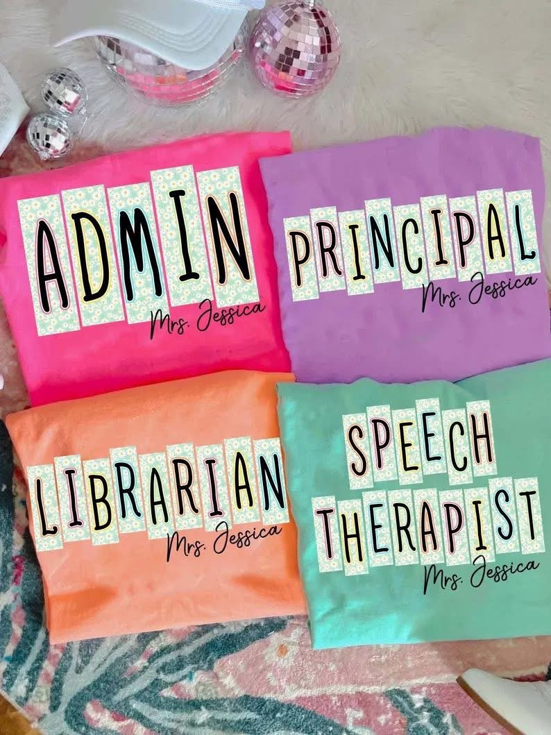 Personalized Floral Tee
