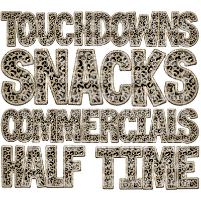 Touchdowns Snacks Halftime Tee