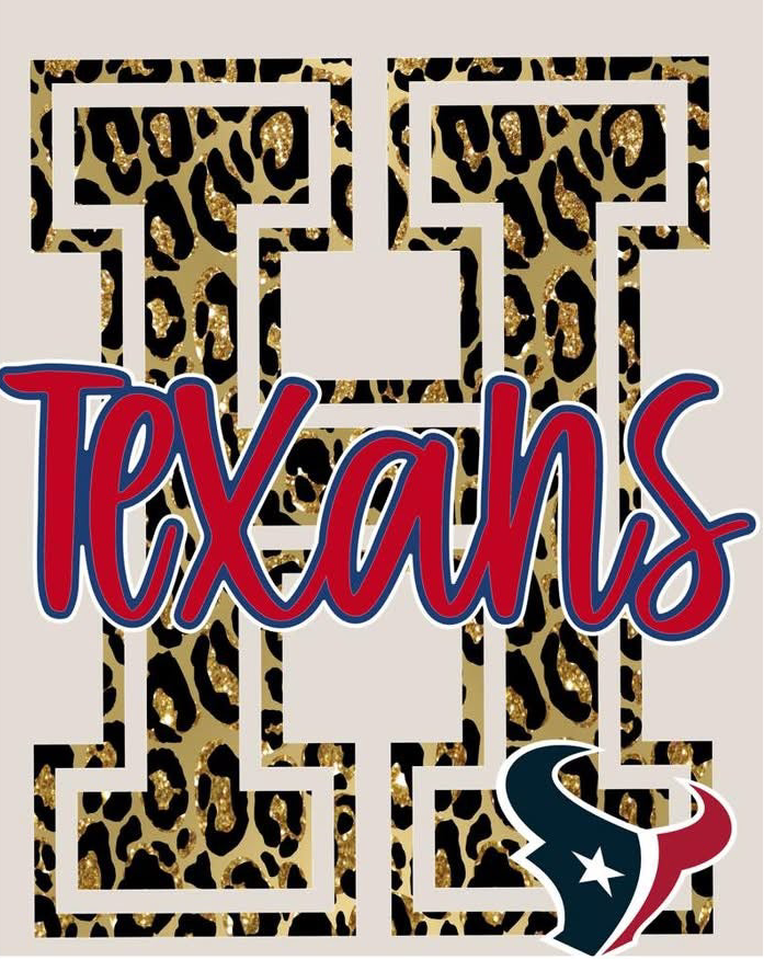 Leopard Houston Texans Tee