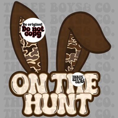 On The Hunt Easter Tee