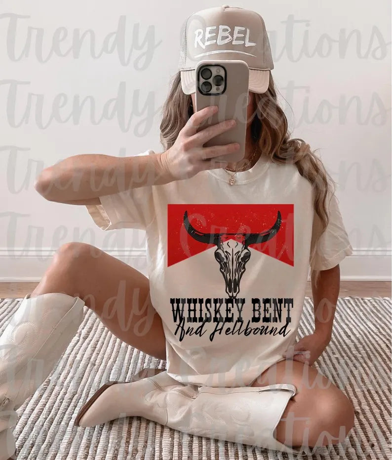Whiskey Bent and Hellbound Tee