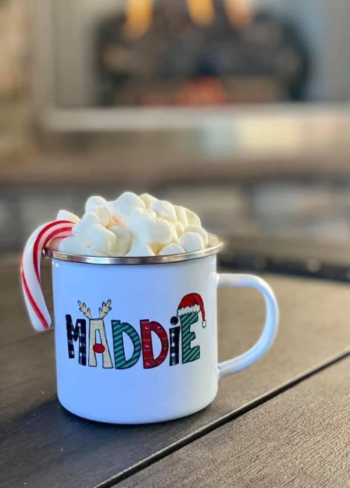 Personalized Hot Cocoa Camper Mug