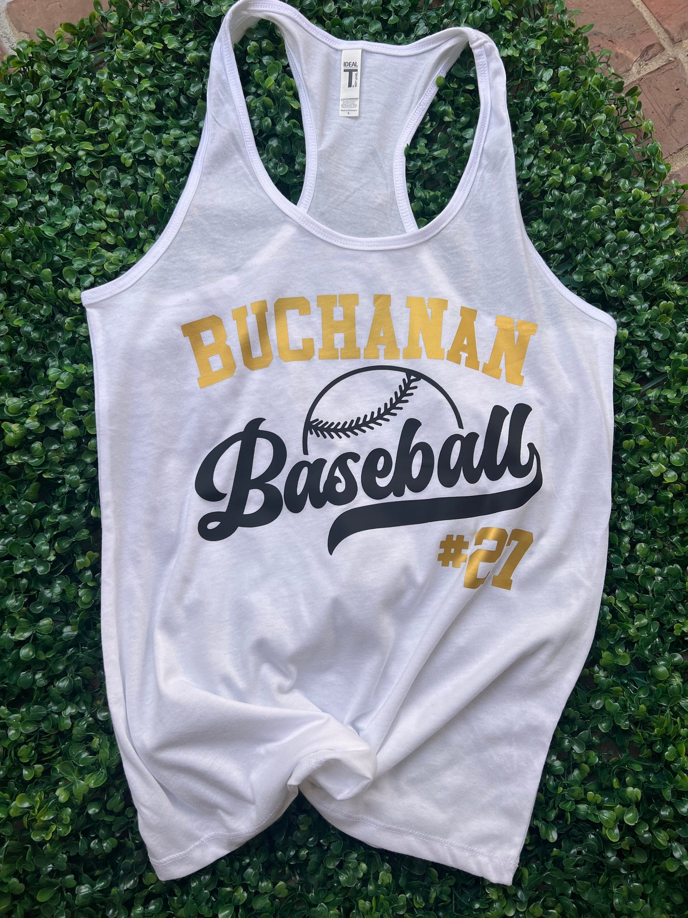 Custom Baseball Tank