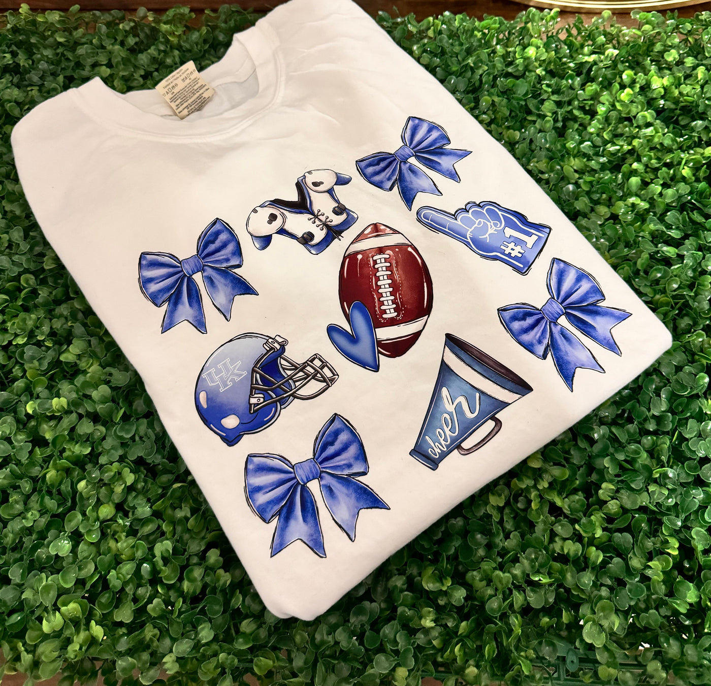 Wildcats Football Coquette Tee