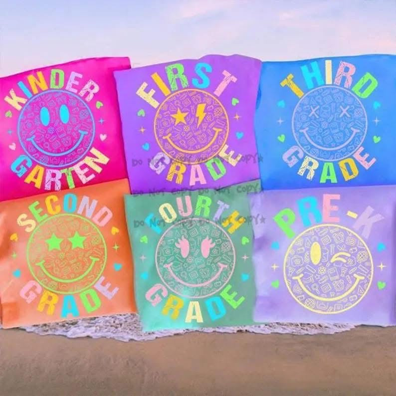 Back To School Smiley Tee