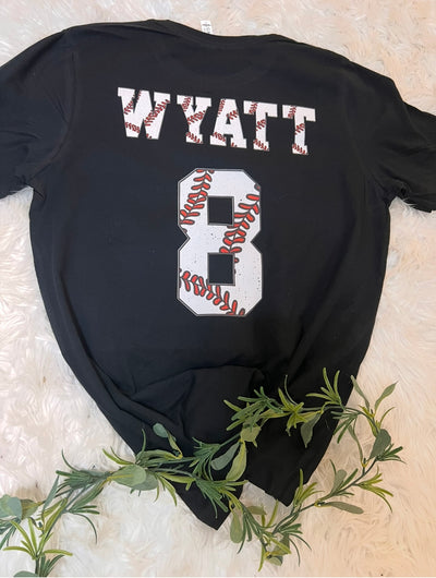 Personalized Baseball Tee