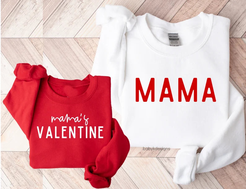 MAMA/MAMA’S Valentine  Mommy+Me Set
