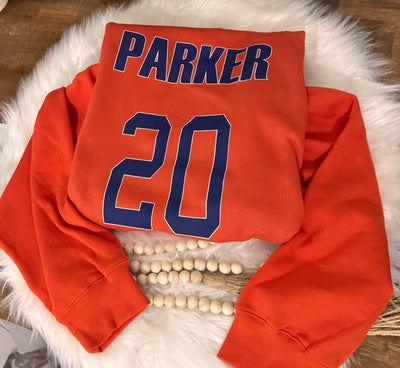 Personalized Baseball Team Tee/Sweater