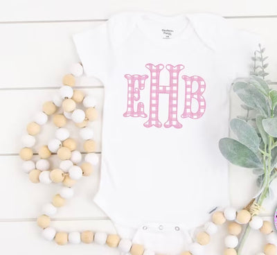 Custom Monogram Baby/Toddler GIRL