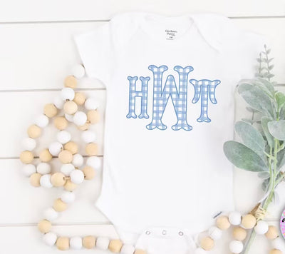 Custom Monogram Baby/Toddler Boy