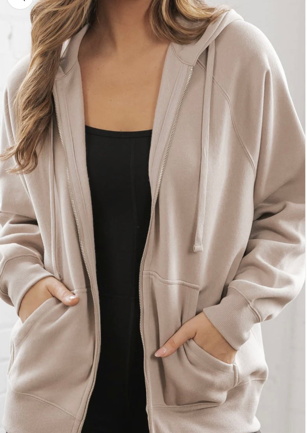 Oversized French Terry Jacket