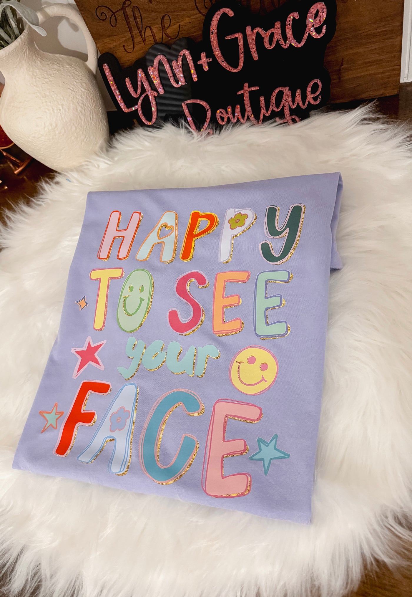 Happy to See Your Face Tee