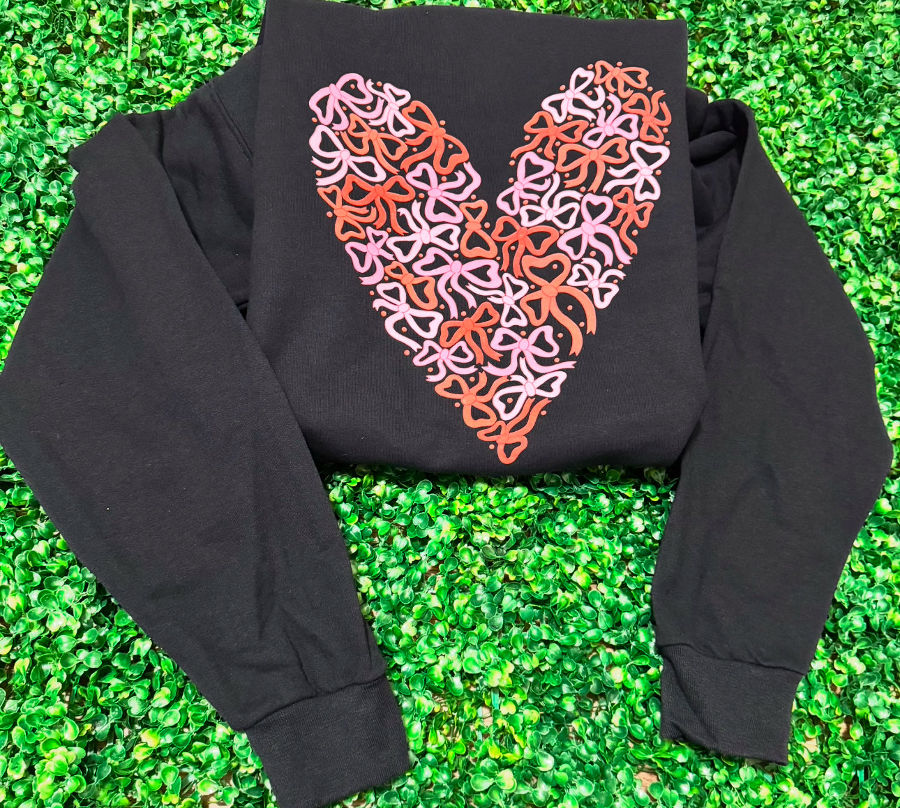 Bow Heart Sweater