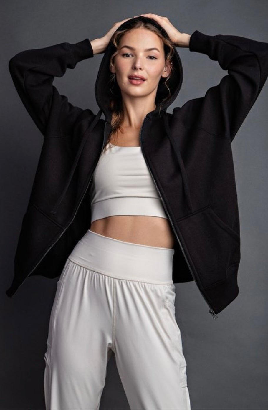 Oversized French Terry Jacket