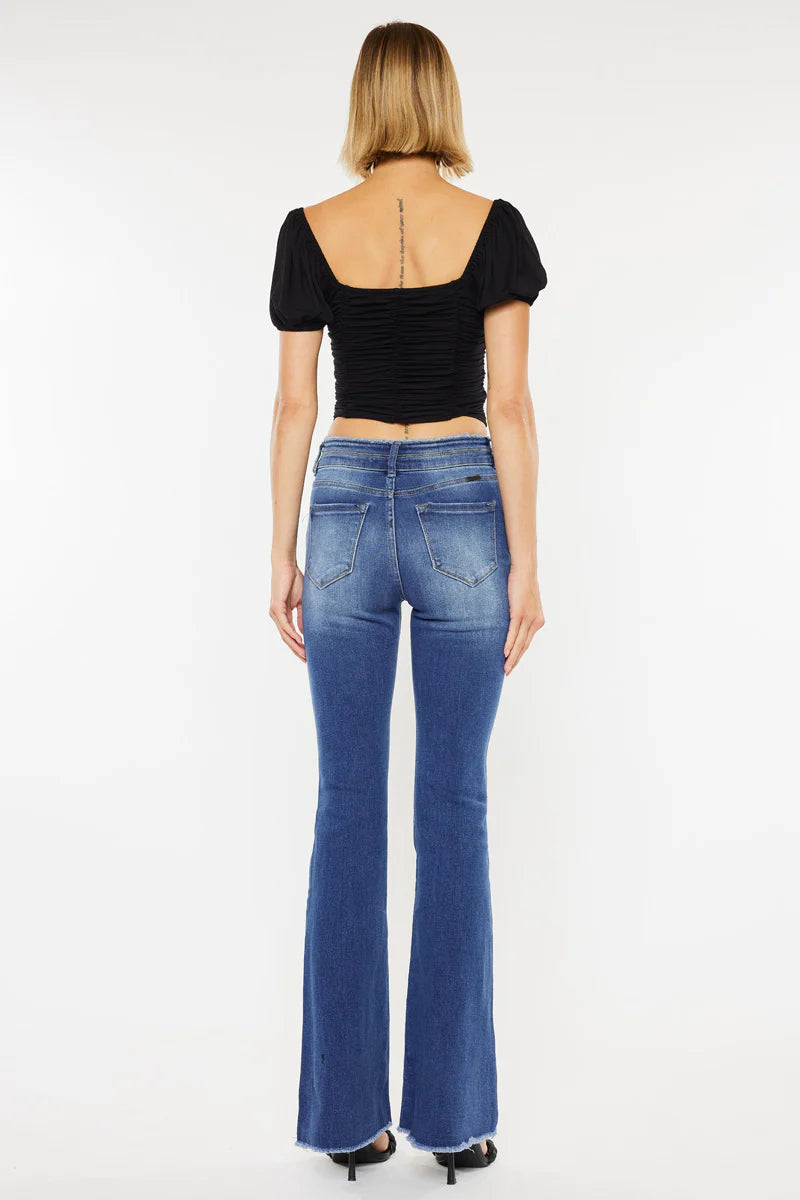 Jenna Medium Wash Flares