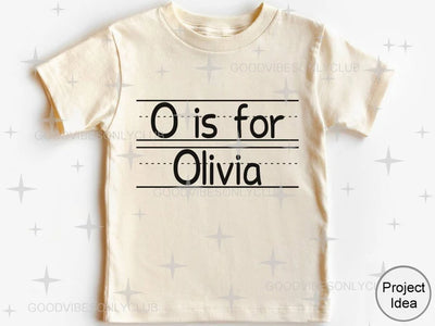 Custom Alphabet Tee