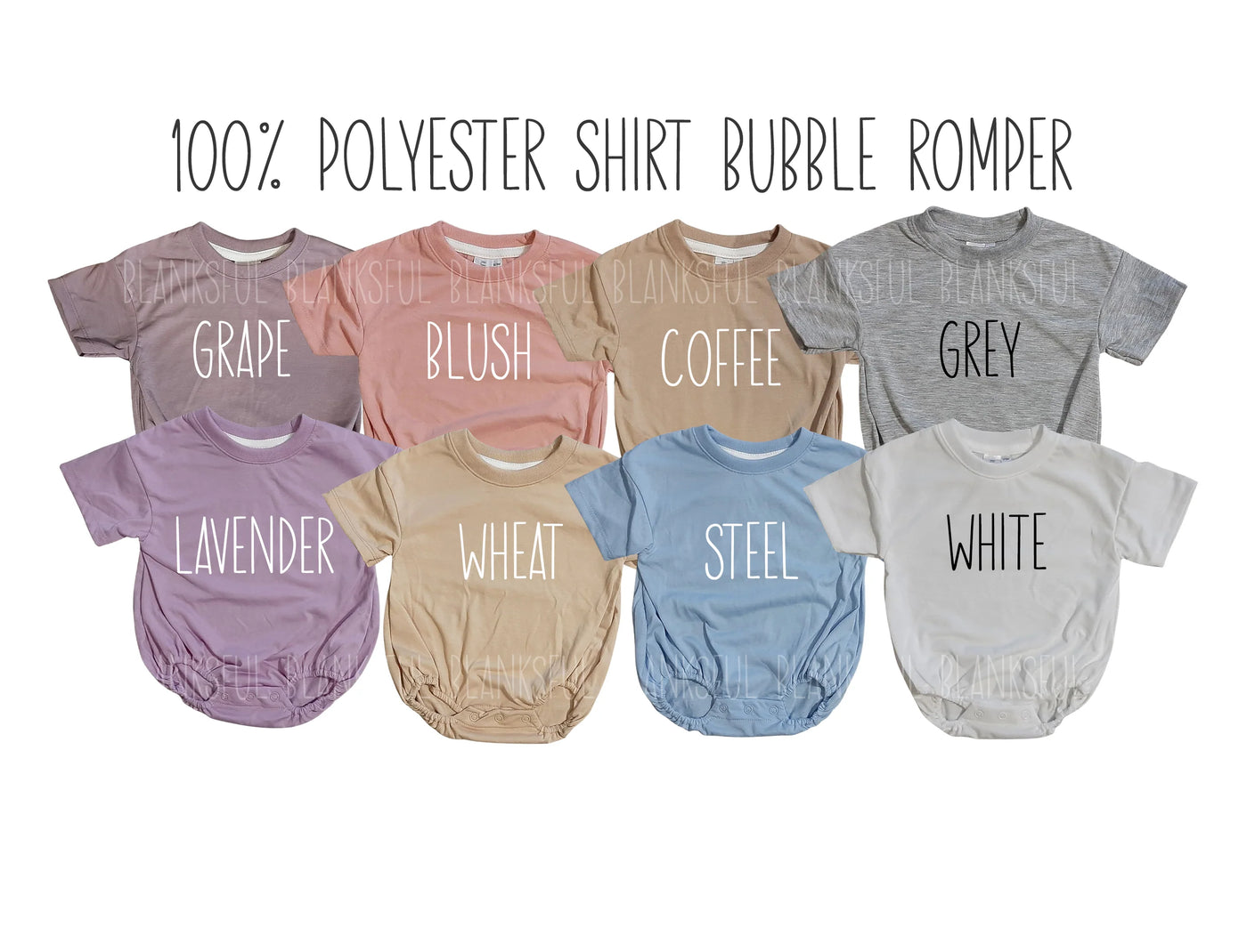 Baby Bubble Rompers - Blanks