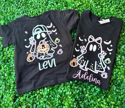 Personalized Neon Ghost Tee