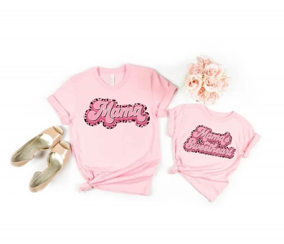 Mama/Mama’s Sweetheart Mommy+Me Set