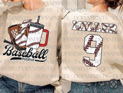 Personalized Baseball Team Tee/Sweater