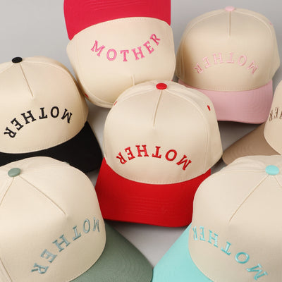 FATHER/MOTHER Embroidered Trucker Hat