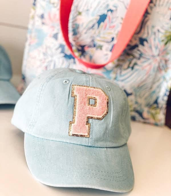 Custom Chinelle Letter Baseball Hat