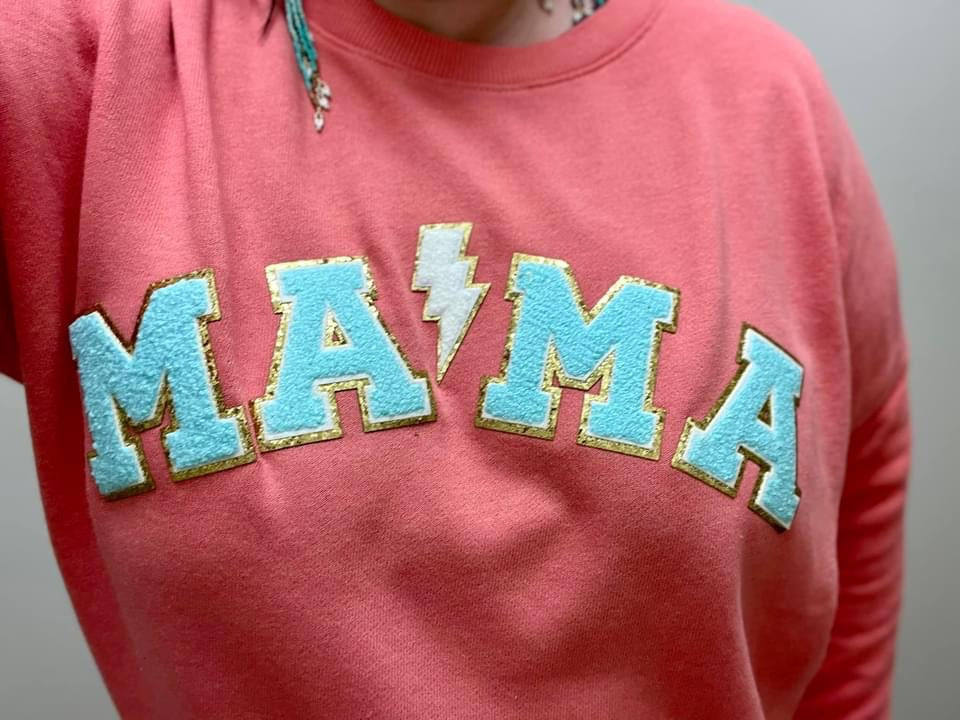 Boy/Girl Mom Chenille Sweater