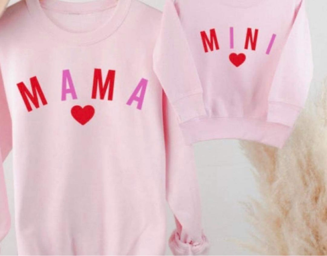 Mommy/Me Valentines Pullover