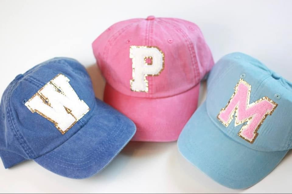 Custom Chinelle Letter Baseball Hat